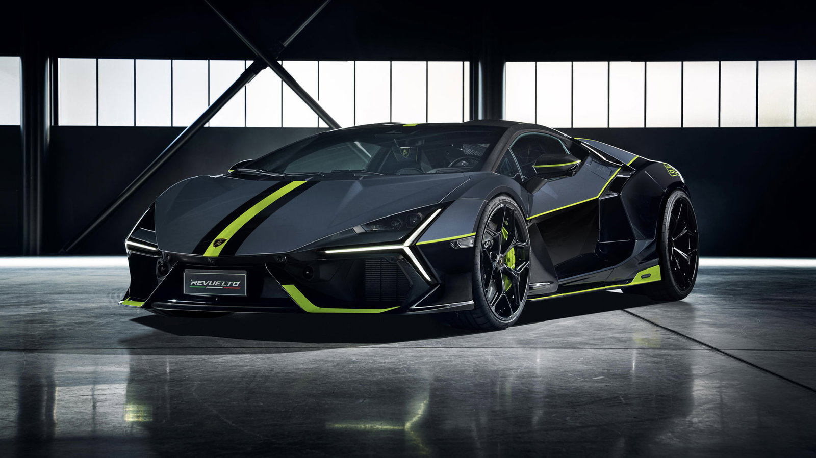 Lamborghini Revuelto with Ad Personam Ducati scheme